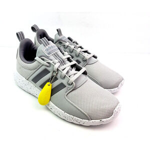 Adidas CF Lite Racer Mens Size 8 Grey White Running Low Sneaker Shoes DA9840